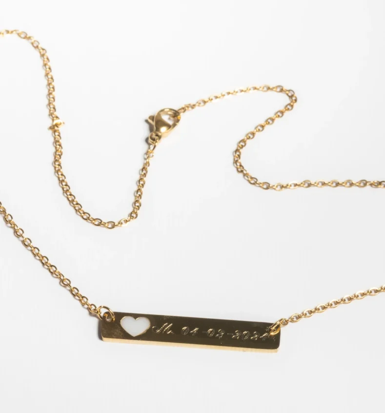 Collana con incisione - immagine 2